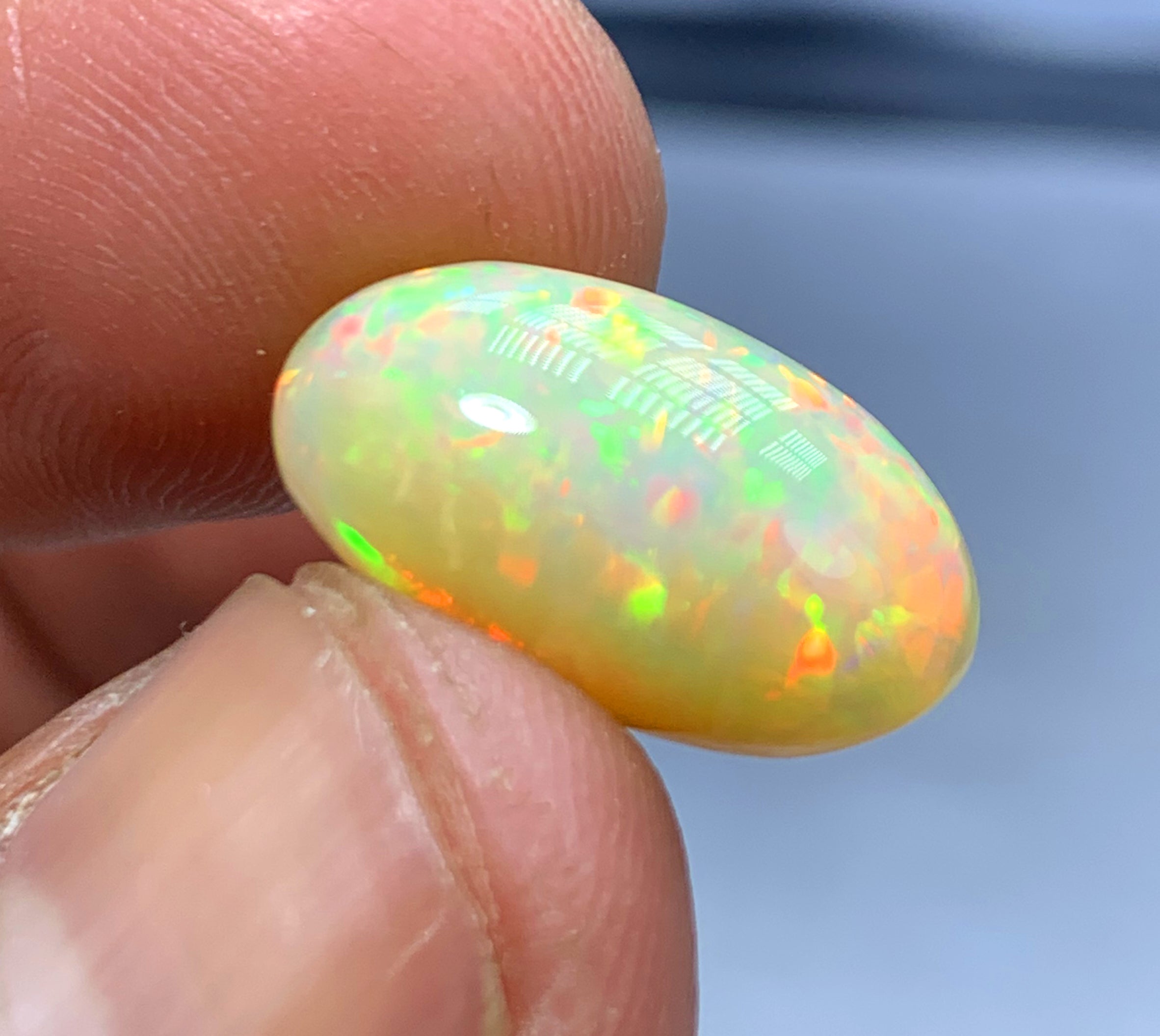 Opal Cabochon, Ethiopian Earth Mined Welo Opal Cabochon - 7.05 CT