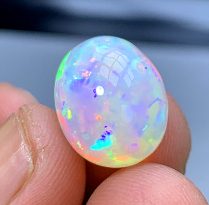 Honeycomb Opal Cabochon, Ethiopian Earth Mined Welo Opal Cabochon - 9.65 CT
