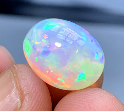 Honeycomb Opal Cabochon, Ethiopian Earth Mined Welo Opal Cabochon - 9.65 CT