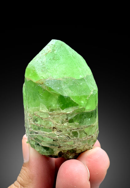 Lush Green Peridot Crystal from Supat valley Pakistan - 170 gram
