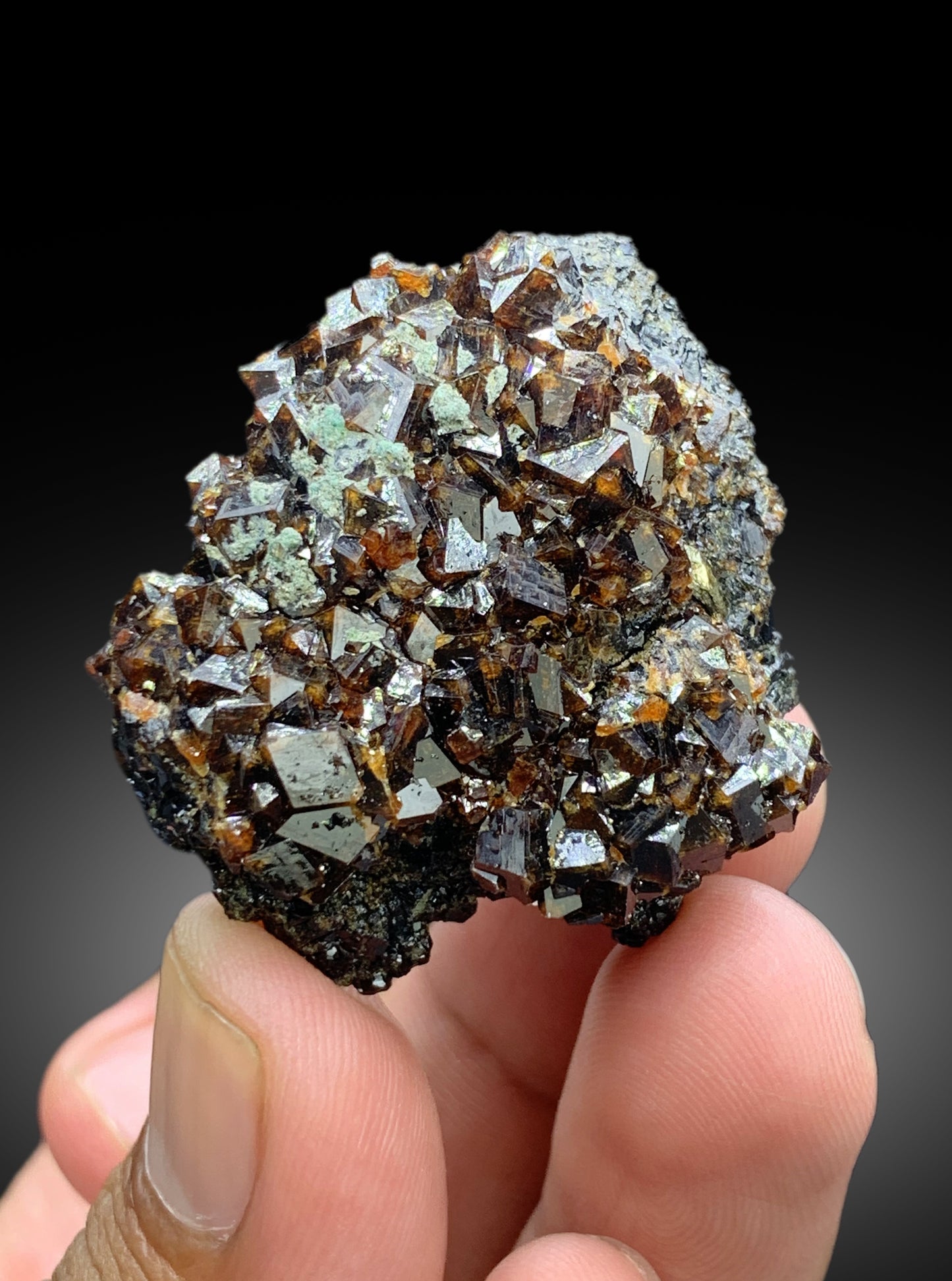 Natural Andradite Garnet Crystals, Garnet Specimen, Natural Garnet, Crystals Cluster - 48 gram