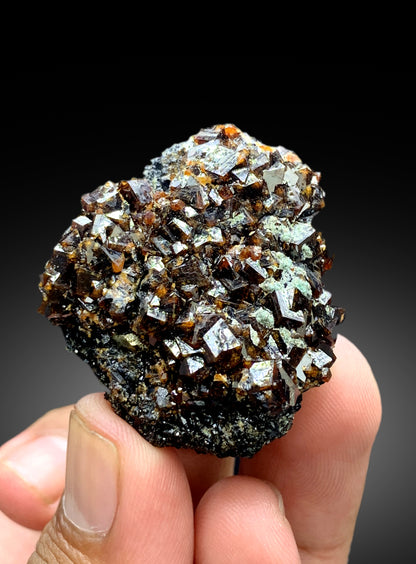Natural Andradite Garnet Crystals, Garnet Specimen, Natural Garnet, Crystals Cluster - 48 gram