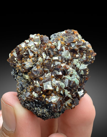 Natural Andradite Garnet Crystals, Garnet Specimen, Natural Garnet, Crystals Cluster - 48 gram