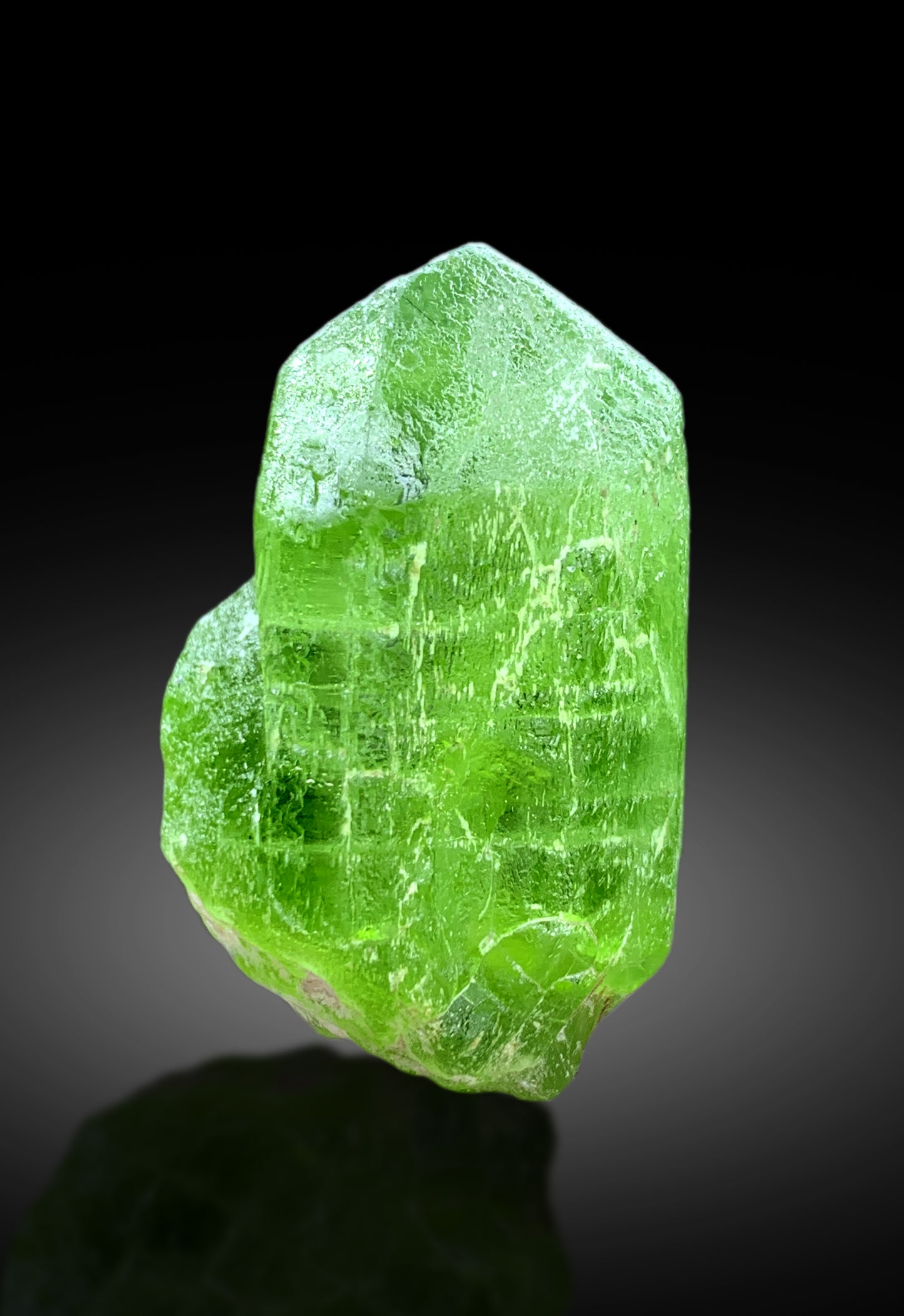 Lush Green Peridot Crystal from Supat valley Pakistan - 31 gram