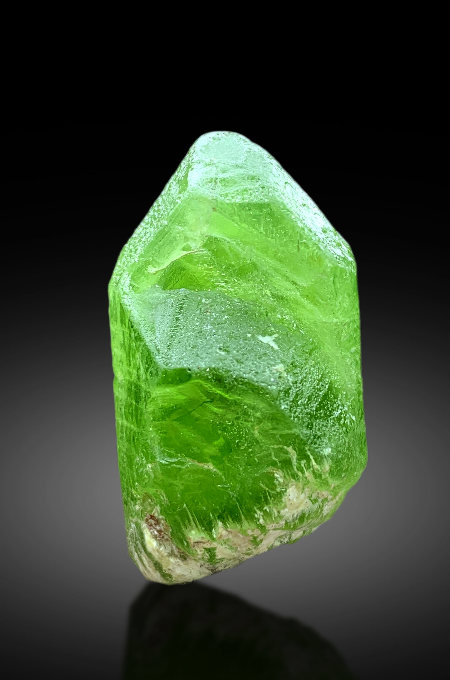 Lush Green Peridot Crystal from Supat valley Pakistan - 31 gram
