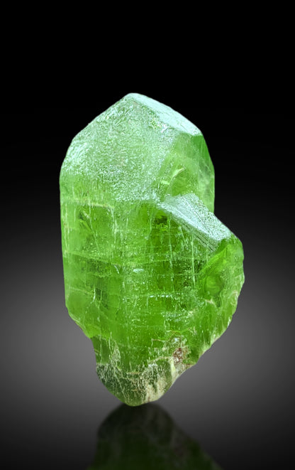 Lush Green Peridot Crystal from Supat valley Pakistan - 31 gram