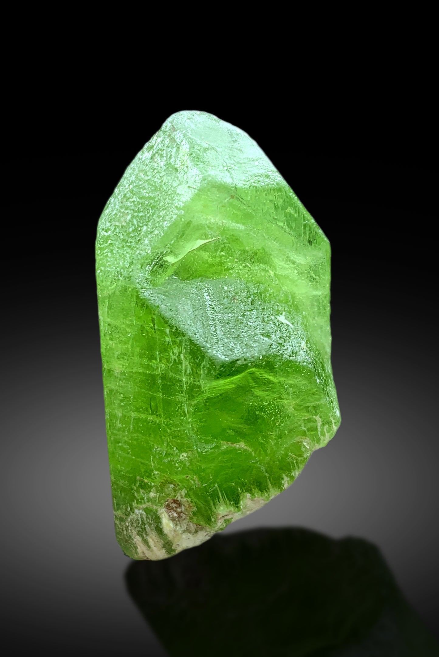 Lush Green Peridot Crystal from Supat valley Pakistan - 31 gram