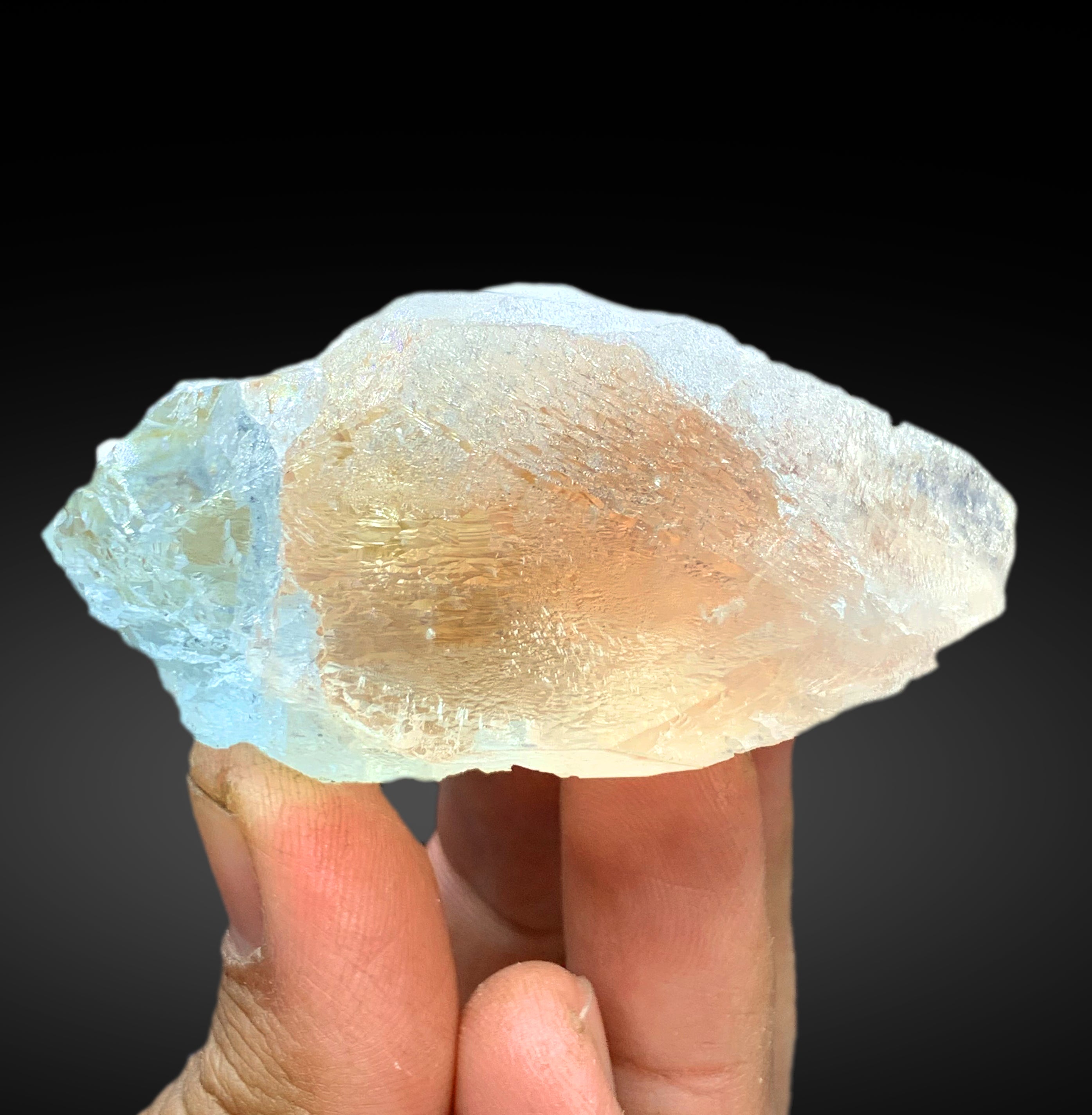 Bicolor Beryl, AquaMorganite Crystal from Dara-i-Pech Afghanistan - 157 gram