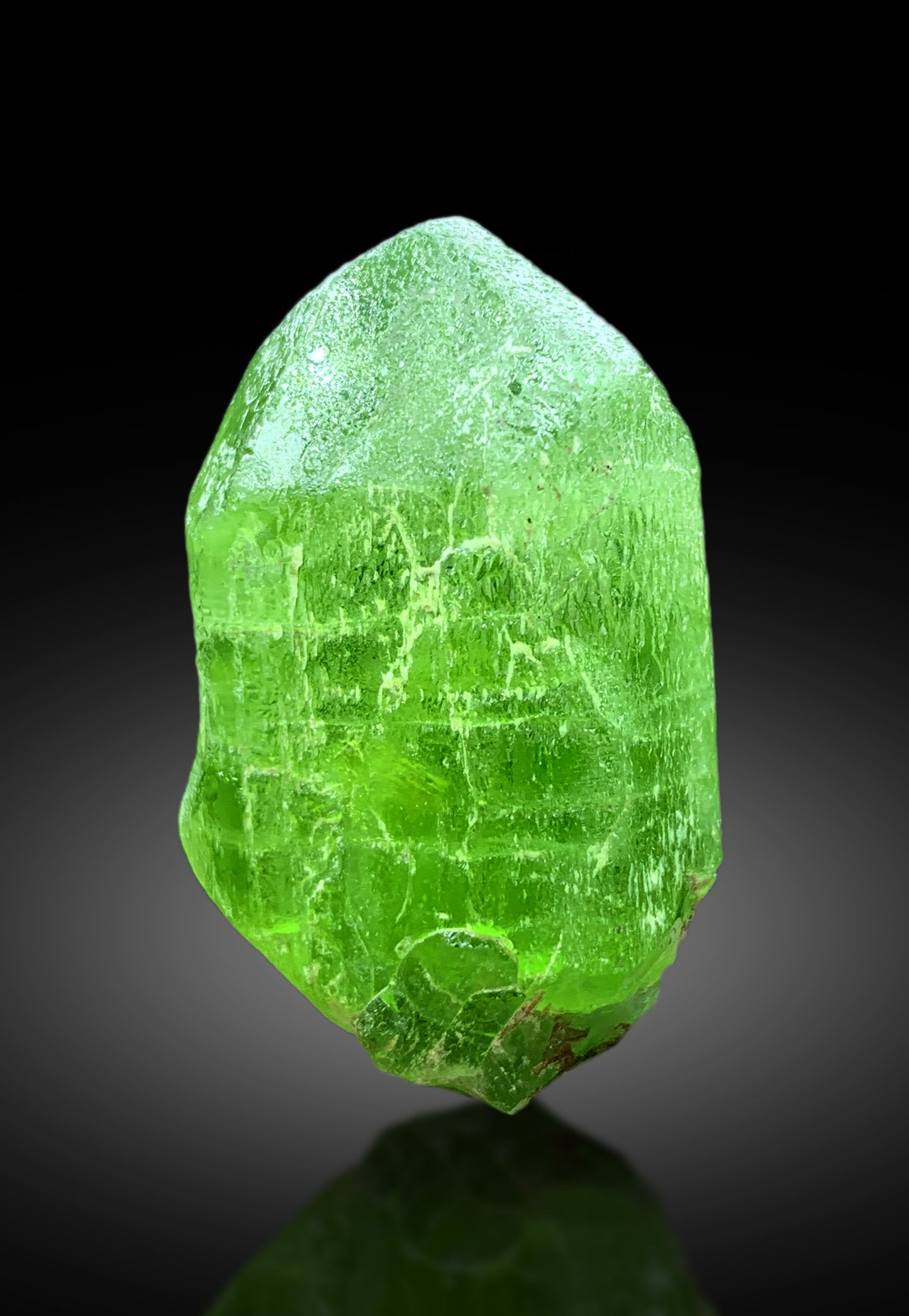 Lush Green Peridot Crystal from Supat valley Pakistan - 31 gram
