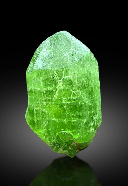 Lush Green Peridot Crystal from Supat valley Pakistan - 31 gram