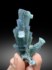 Natural Indicolite Blue Tourmaline Cluster from Afghanistan - 38 gram