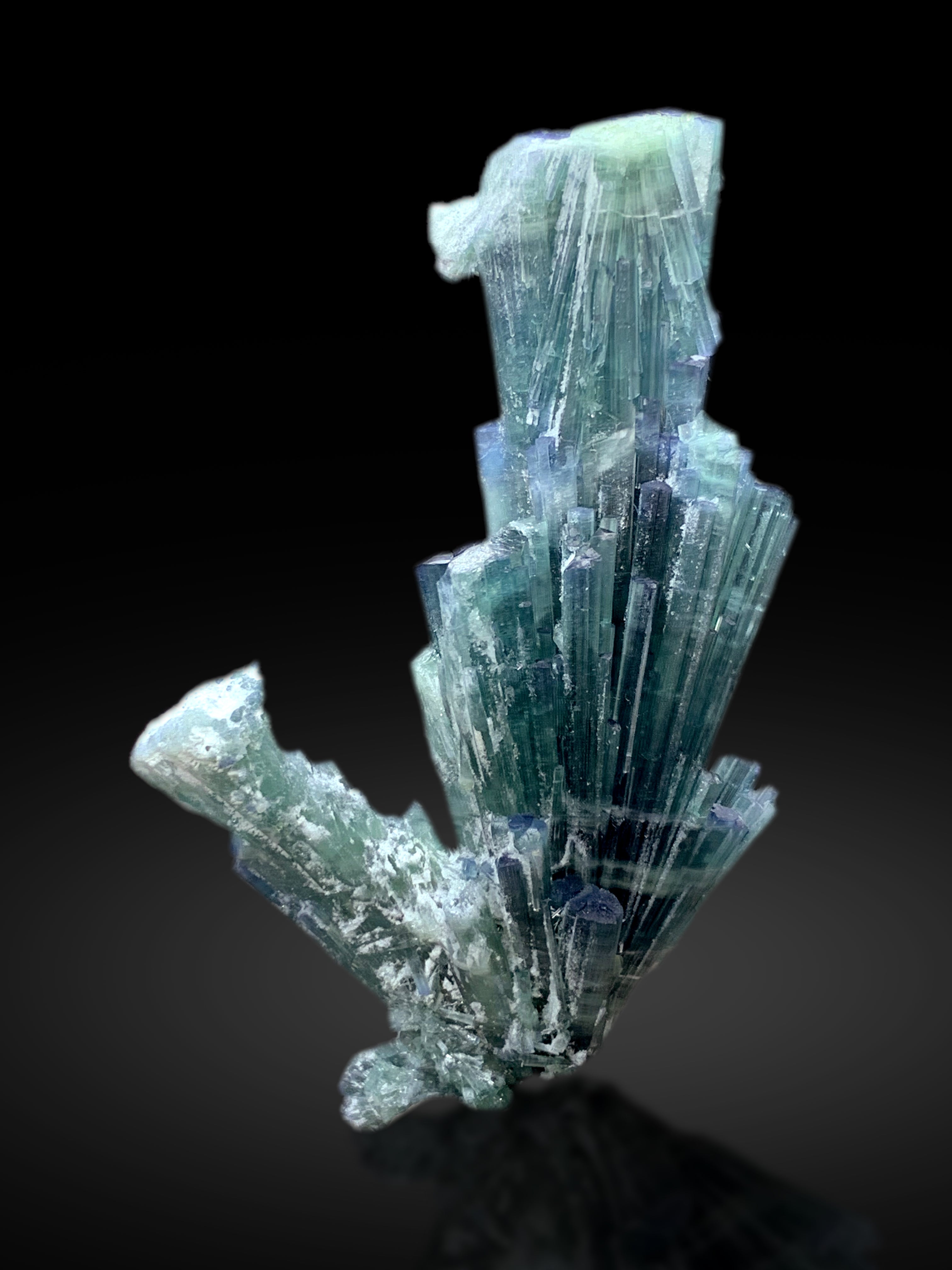 Natural Indicolite Blue Tourmaline Cluster from Afghanistan - 38 gram