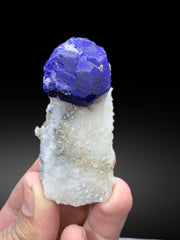 Ink Blue Lapis Lazuli on Matrix from Badakhshan Afghanistan - 78 grams