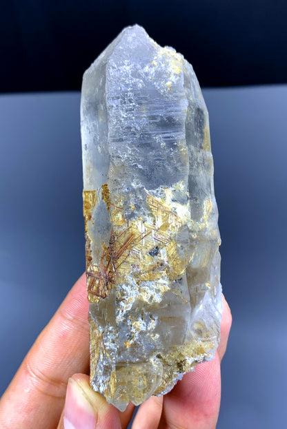 Rare Sagenite Rutile on Quartz from Skardu Pakistan - 152 gram