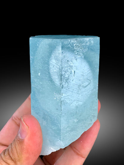 Natural Sky Blue Color Aquamarine Crystal, Raw Mineral, Shigar Aquamarine, Crystal Specimen, Aquamarine Specimen - 135 gram