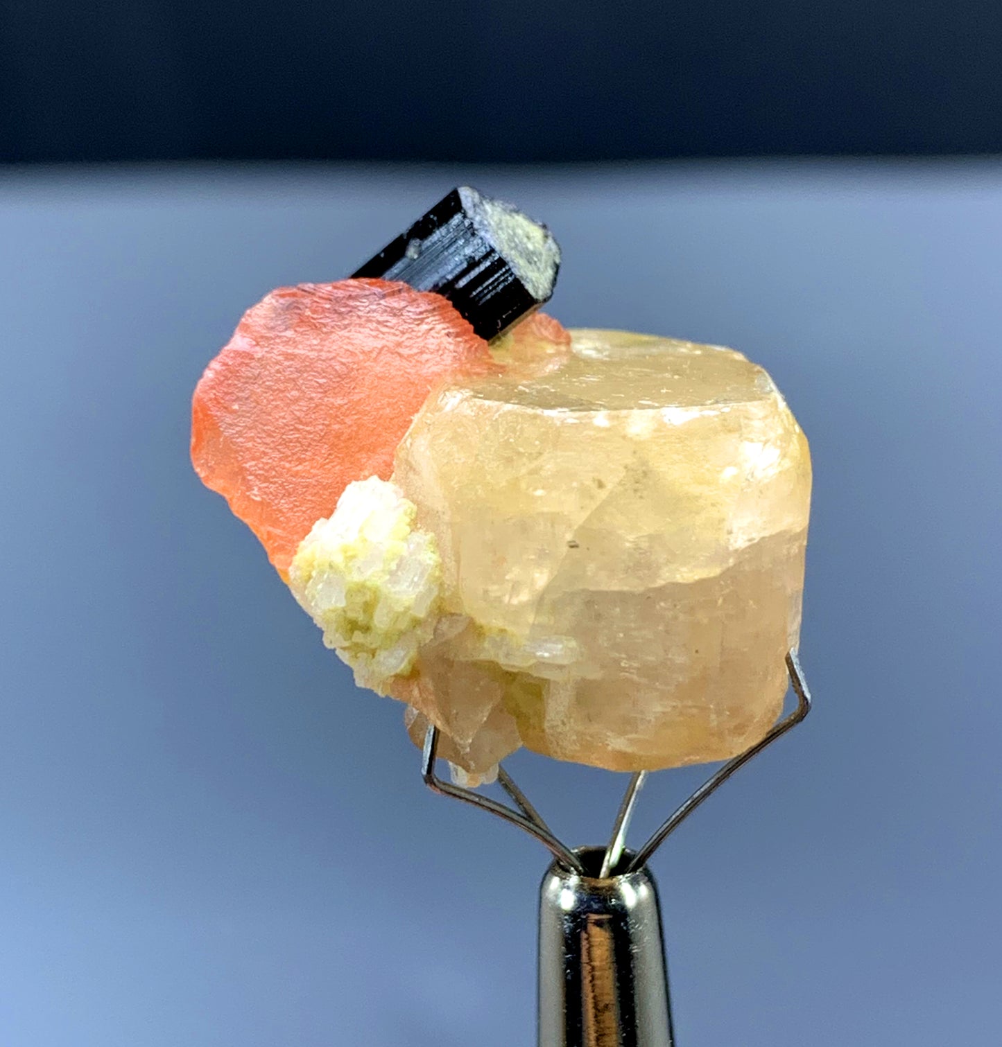 Rhodochrosite Apatite and Tourmaline from Skardu Pakistan - 48.65 carats