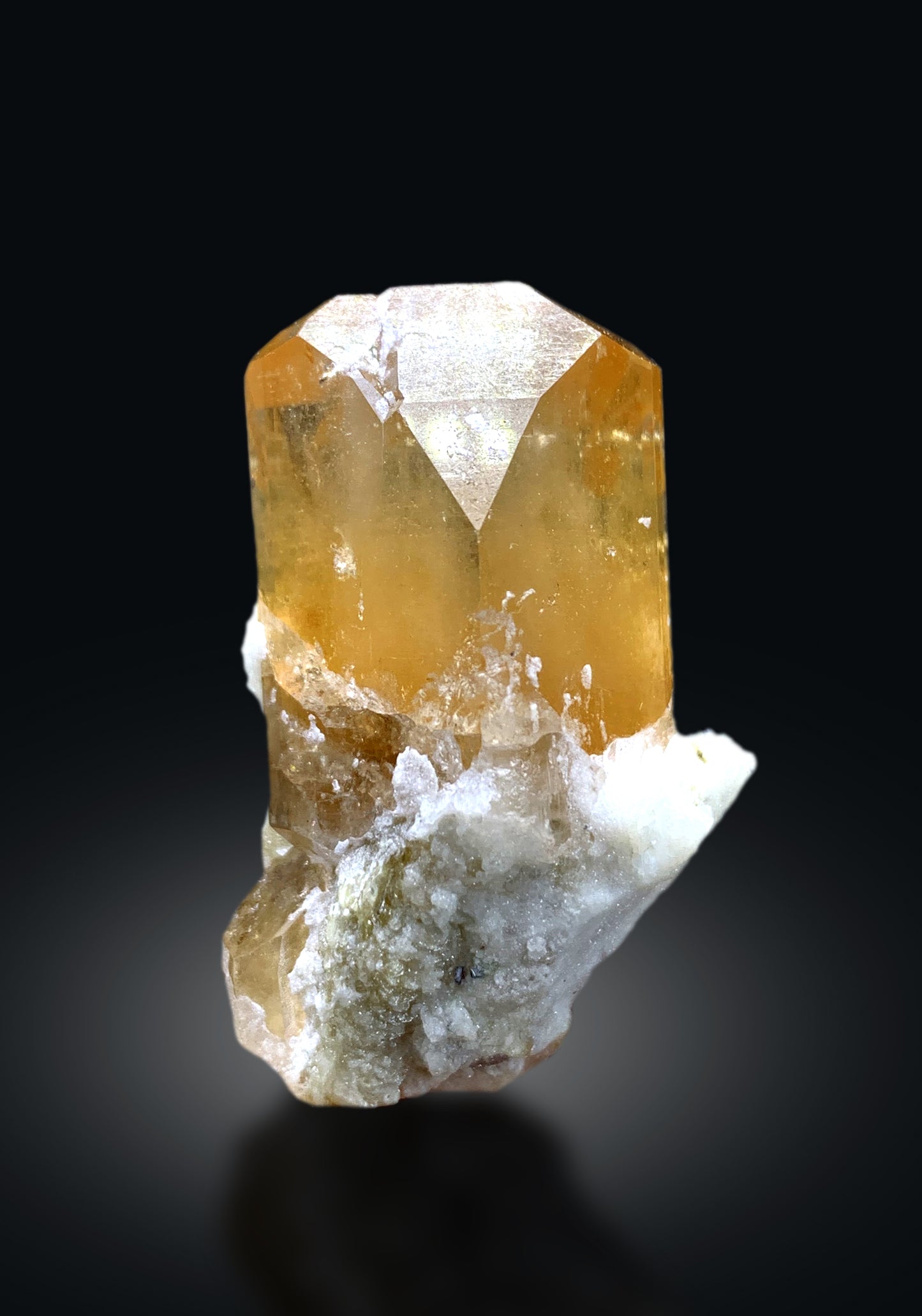 Natural Topaz on Albite from Pakistan - 42 gram