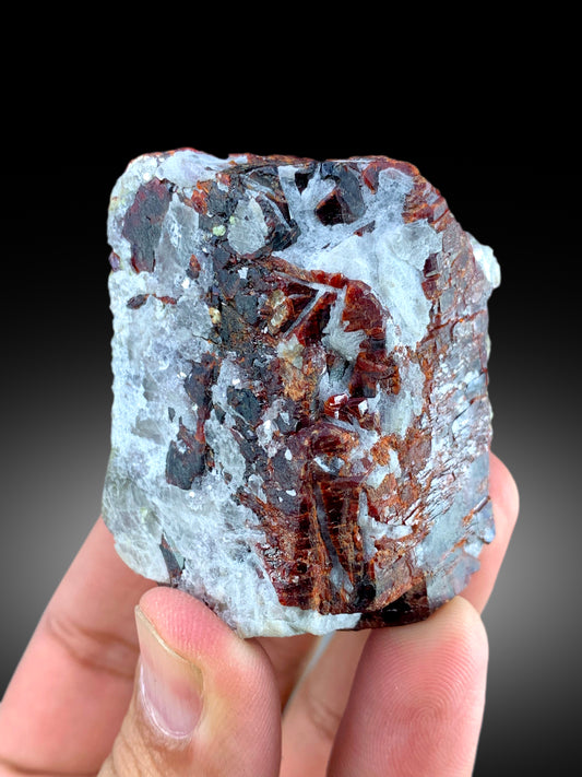 Top Red Color Tantalite Crystal, Mangano Tantalite, Rare Mineral, Crystal Specimen, Tantalite Mineral Specimen - 274 gram