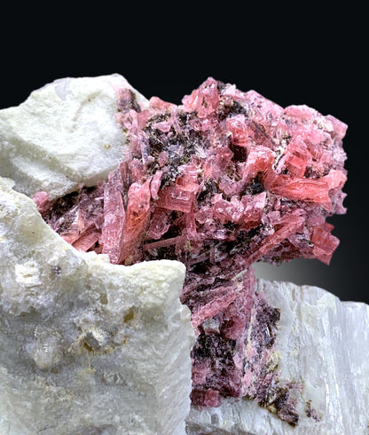 Rare Pink Vayrynenite on Feldspar from Skardu Pakistan - 260 gram
