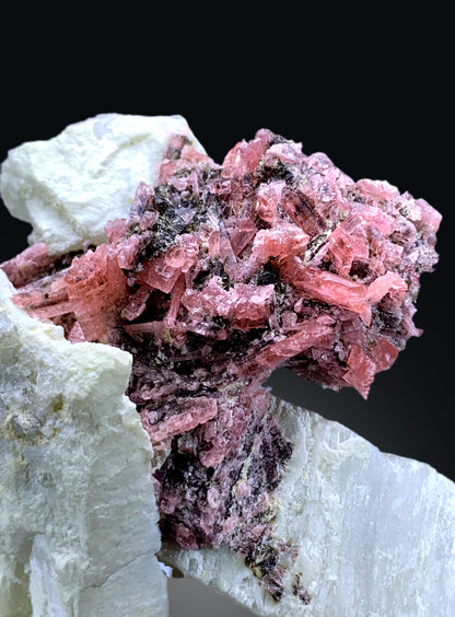 Rare Pink Vayrynenite on Feldspar from Skardu Pakistan - 260 gram