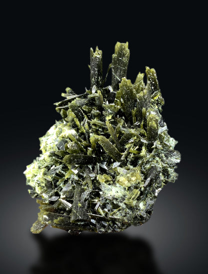 Natural Green Epidote Cluster from Pakistan - 318 gram
