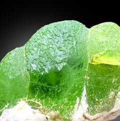 Natural Lush Green Peridot Crystal from Supat Koshistan, Pakistan - 33 gram