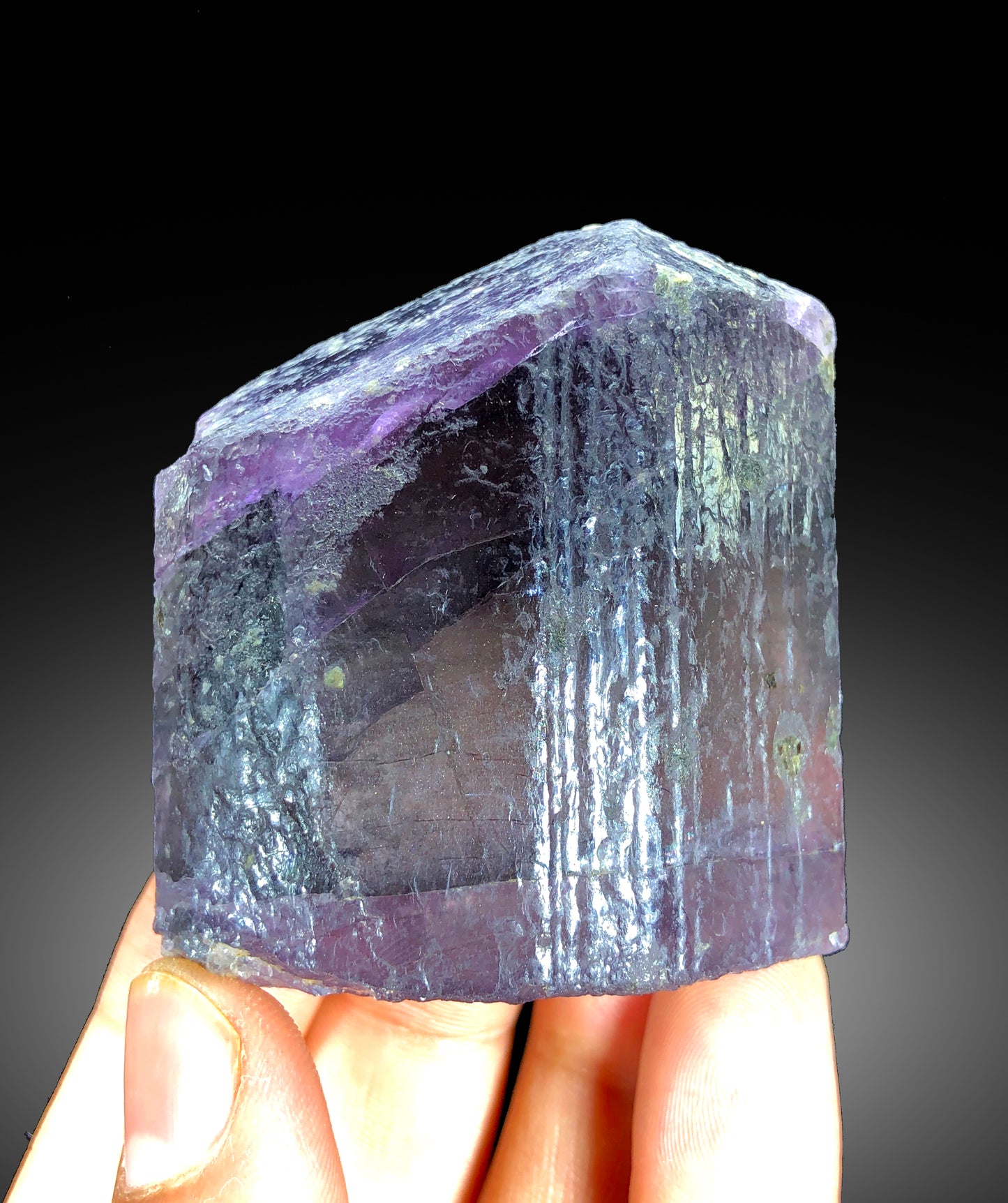 Natural Purple Color Scapolite Crystal, Scapolite Stone, Raw Mineral, Scapolite Specimen, Scapolite from Afghanistan - 118 gram