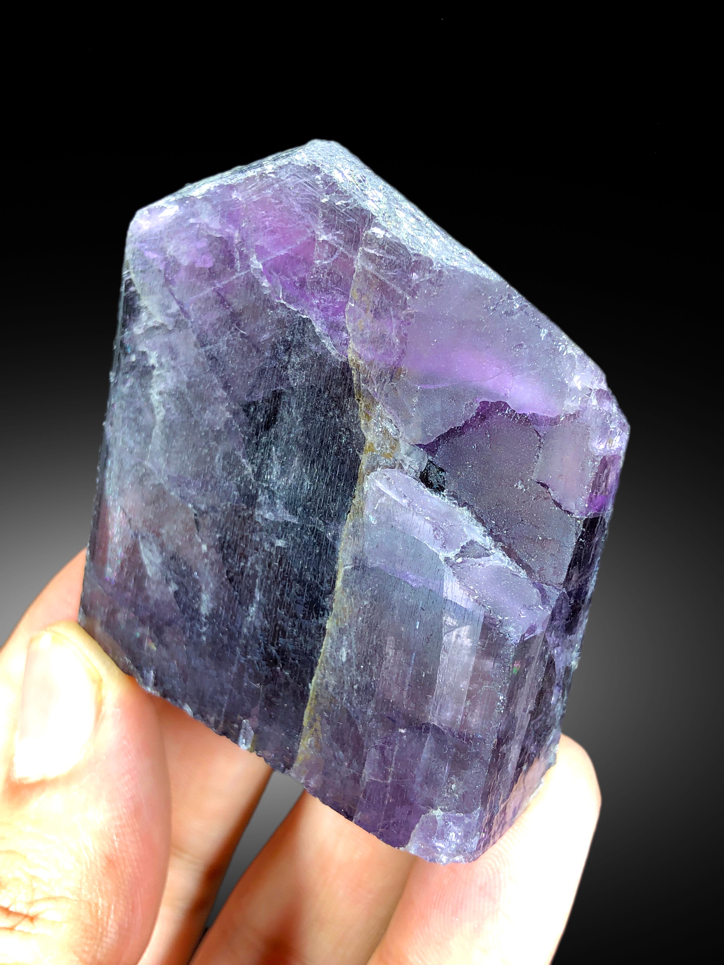 Natural Purple Color Scapolite Crystal, Scapolite Stone, Raw Mineral, Scapolite Specimen, Scapolite from Afghanistan - 118 gram