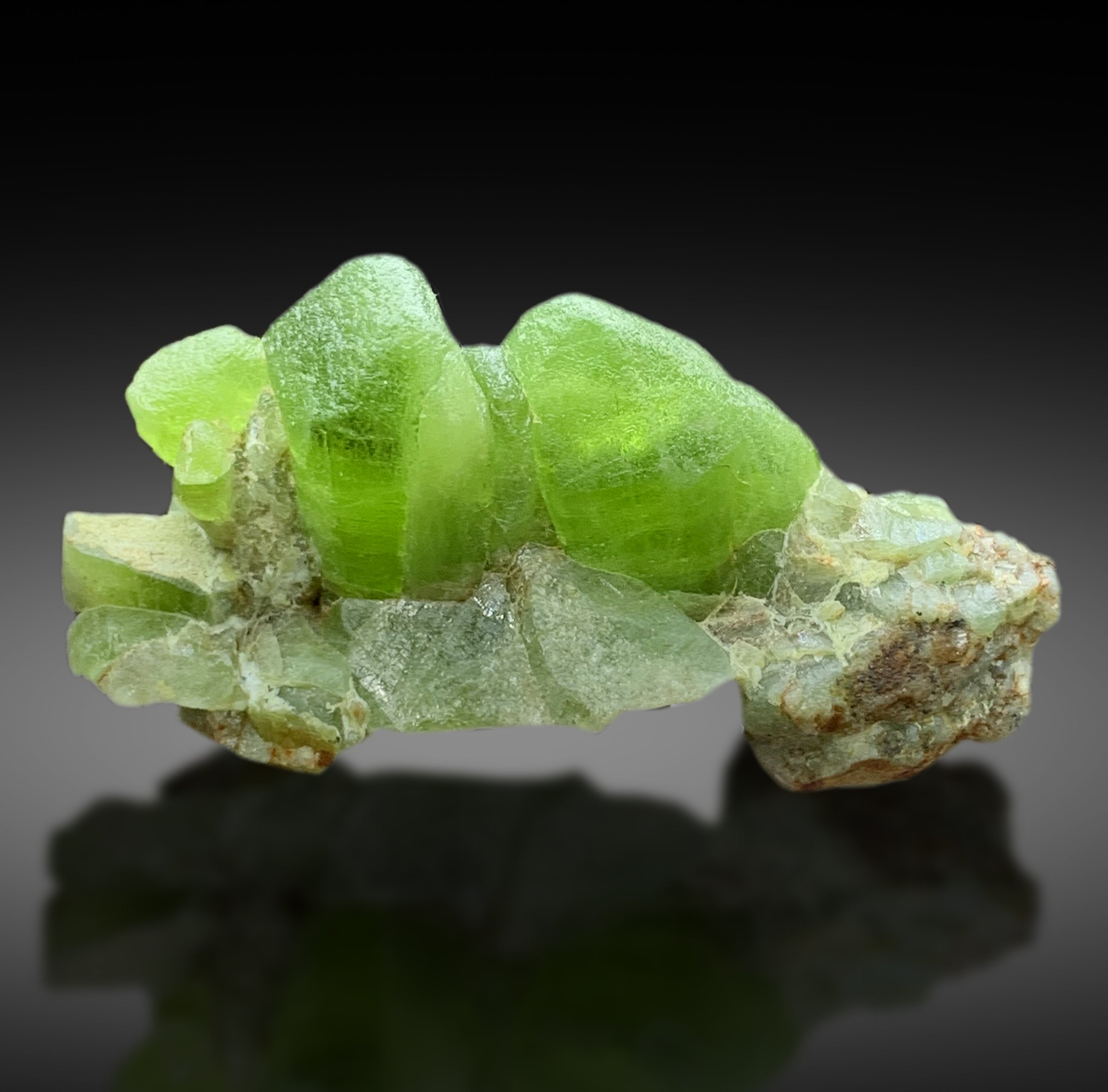 Lush Green Peridot Crystal Specimen from Supat valley Pakistan - 41 grams