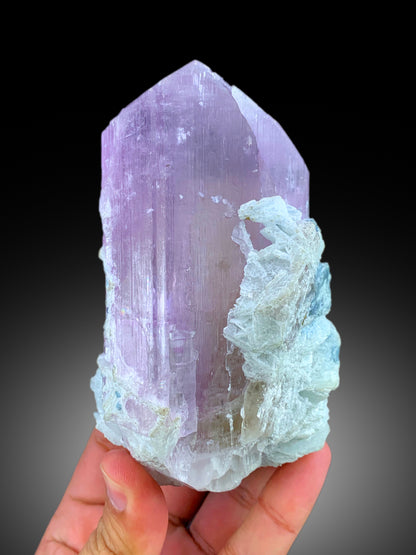 Exquisite Natural Pink Kunzite Crystal with Cleavelandite, Kunzite Specimen, Raw Mineral, Kunzite from Afghanistan - 694 gram