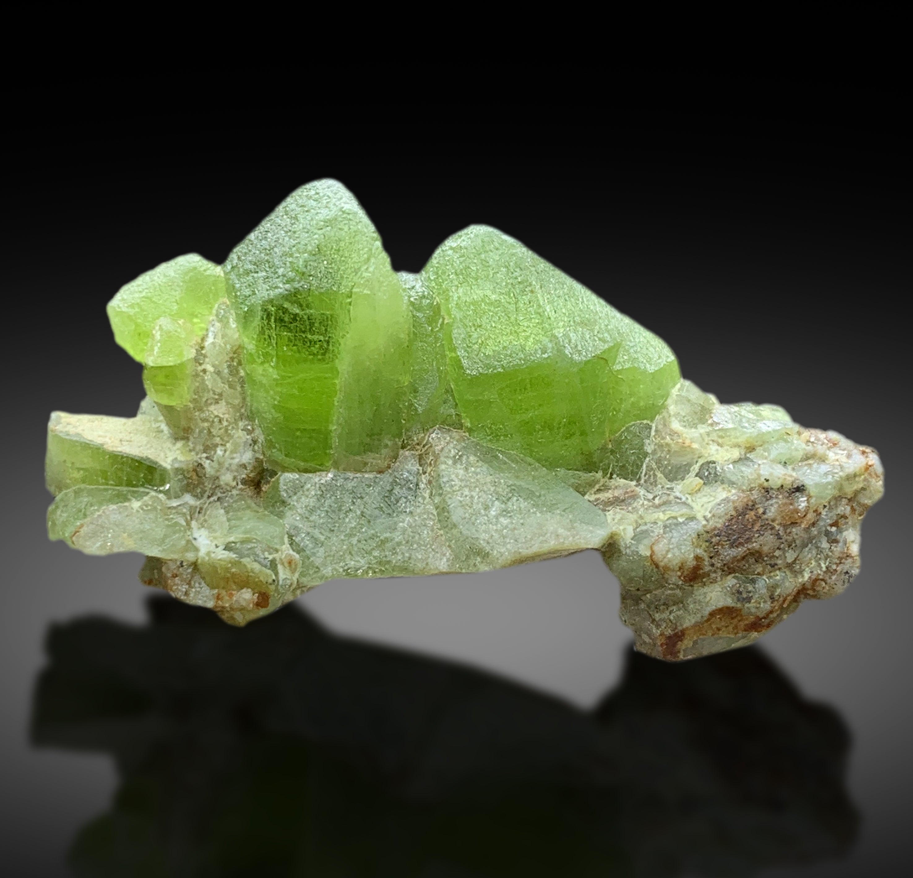 Lush Green Peridot Crystal Specimen from Supat valley Pakistan - 41 grams