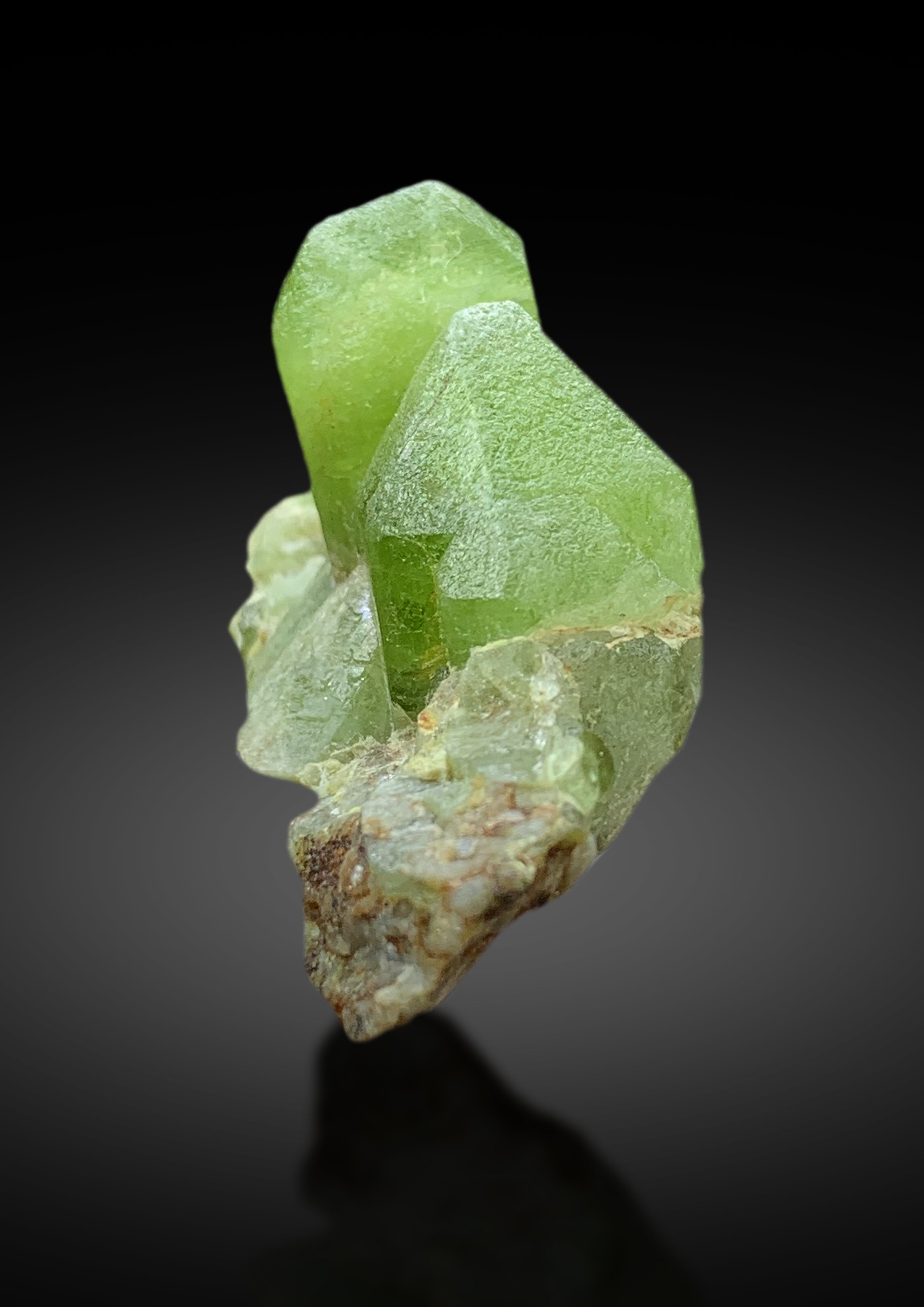 Lush Green Peridot Crystal Specimen from Supat valley Pakistan - 41 grams