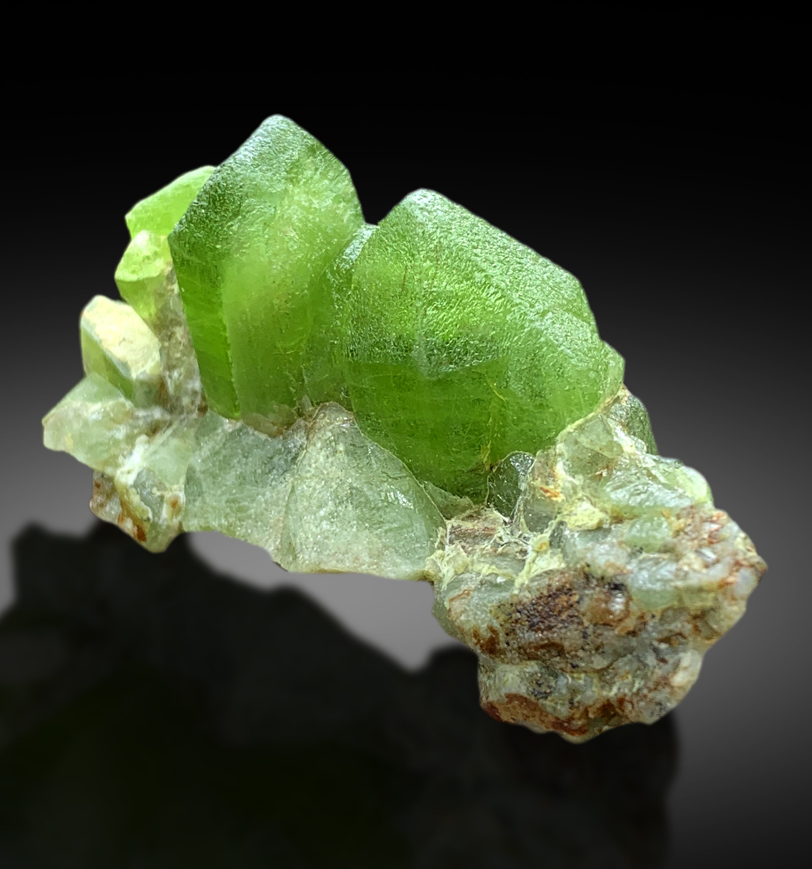 Lush Green Peridot Crystal Specimen from Supat valley Pakistan - 41 grams