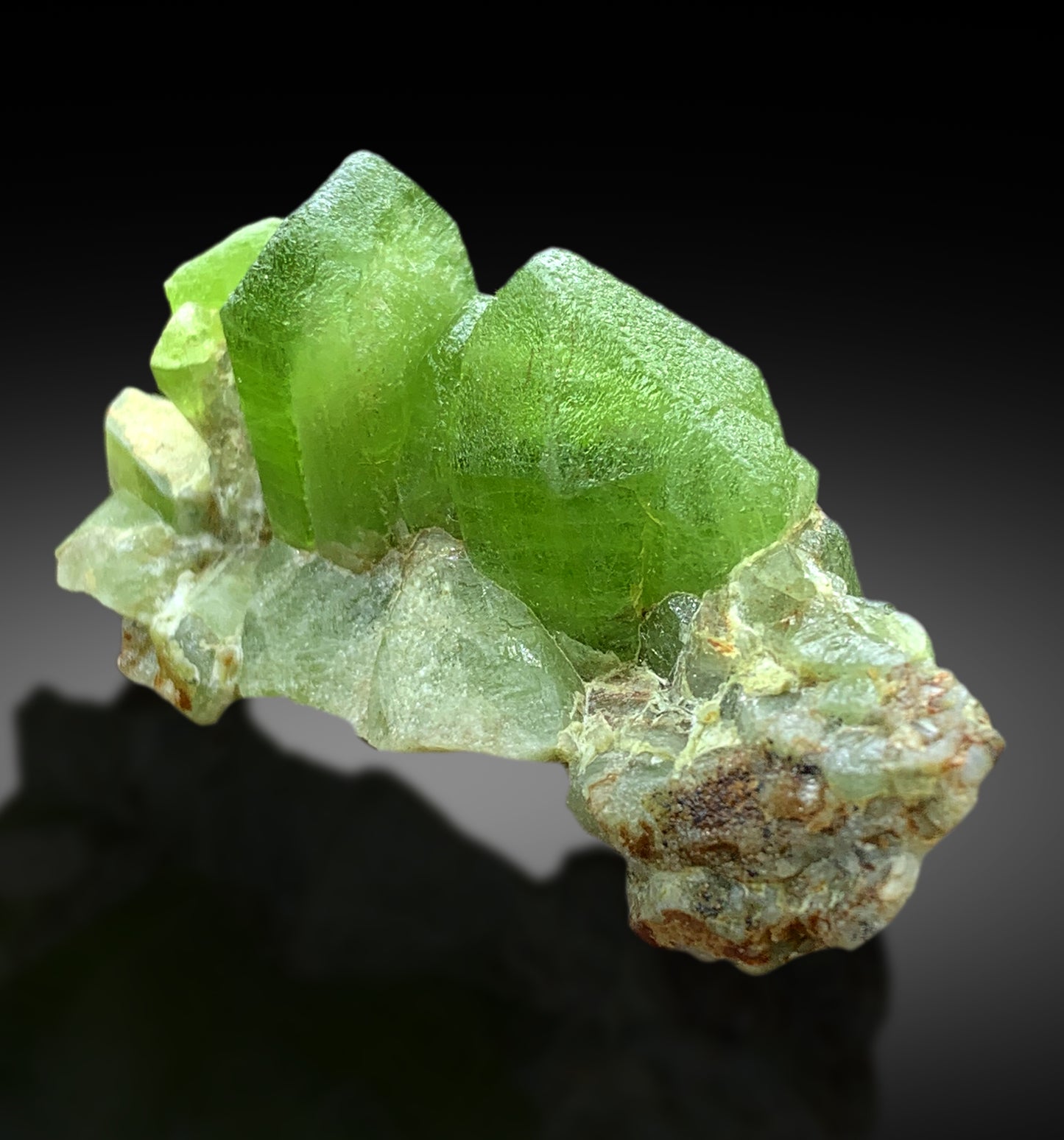 Lush Green Peridot Crystal Specimen from Supat valley Pakistan - 41 grams
