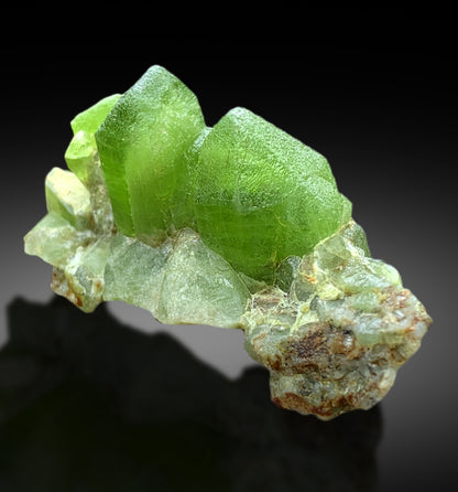 Lush Green Peridot Crystal Specimen from Supat valley Pakistan - 41 grams