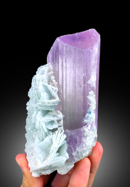 Exquisite Natural Pink Kunzite Crystal with Cleavelandite, Kunzite Specimen, Raw Mineral, Kunzite from Afghanistan - 694 gram