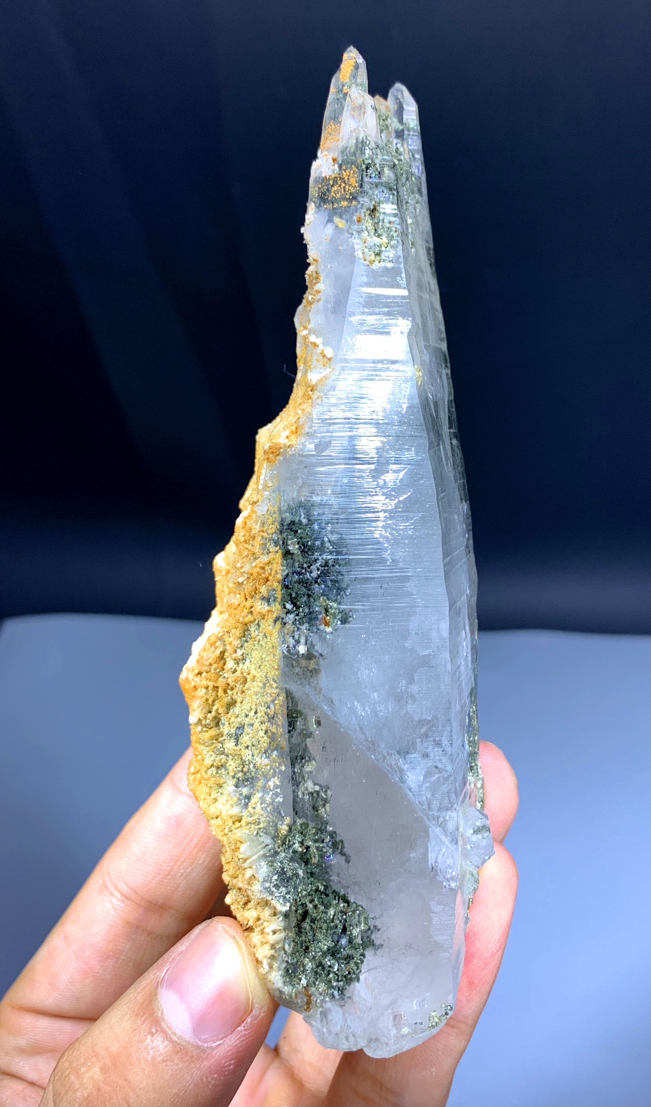 Chlorine Included Quartz Crystal from Pakistan - 288 gram