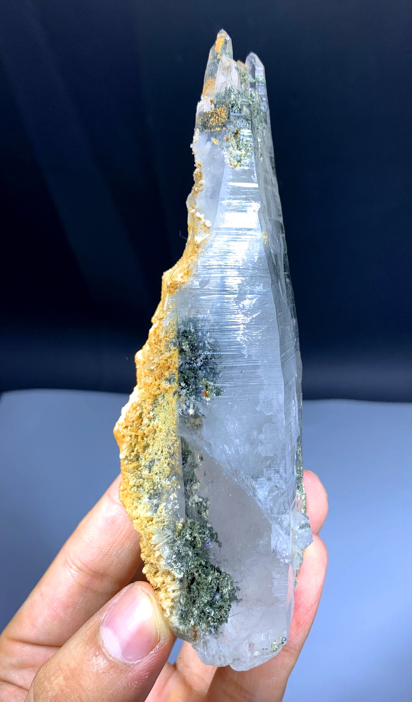 Chlorine Included Quartz Crystal from Pakistan - 288 gram