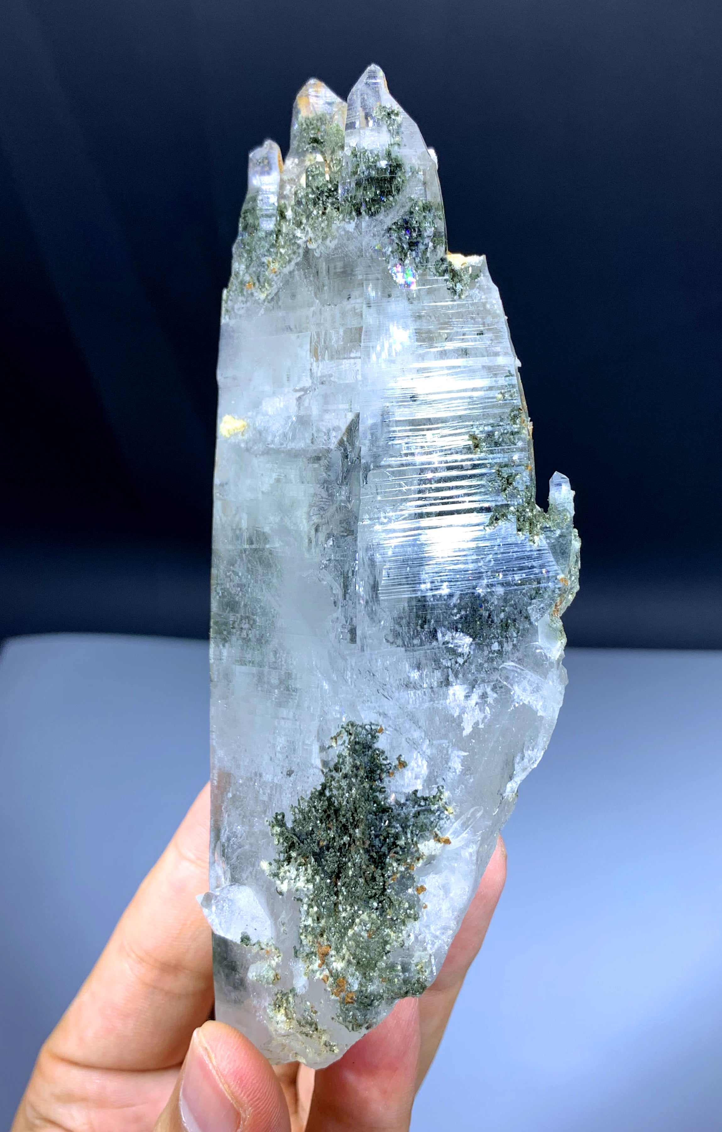 Chlorine Included Quartz Crystal from Pakistan - 288 gram