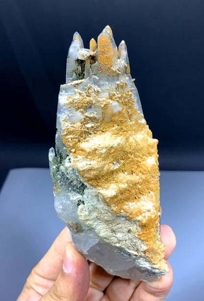 Chlorine Included Quartz Crystal from Pakistan - 288 gram