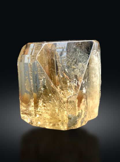 Honey Brown Color Gemmy Topaz Crystal from Pakistan - 76 grams