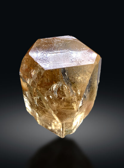 Honey Brown Color Gemmy Topaz Crystal from Pakistan - 76 grams