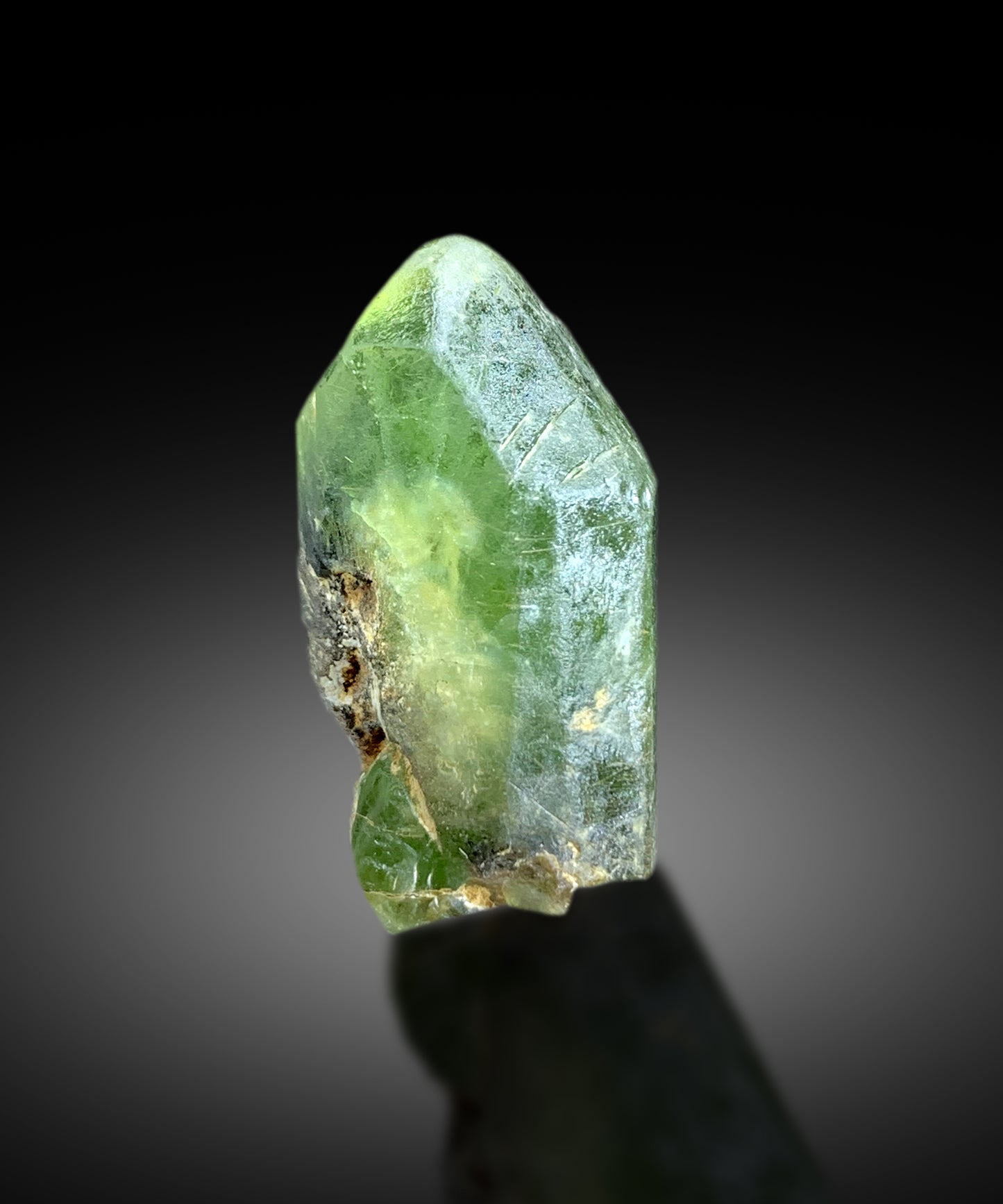 Green Peridot Crystal from Supat valley Kohistan, Pakistan - 14 gram
