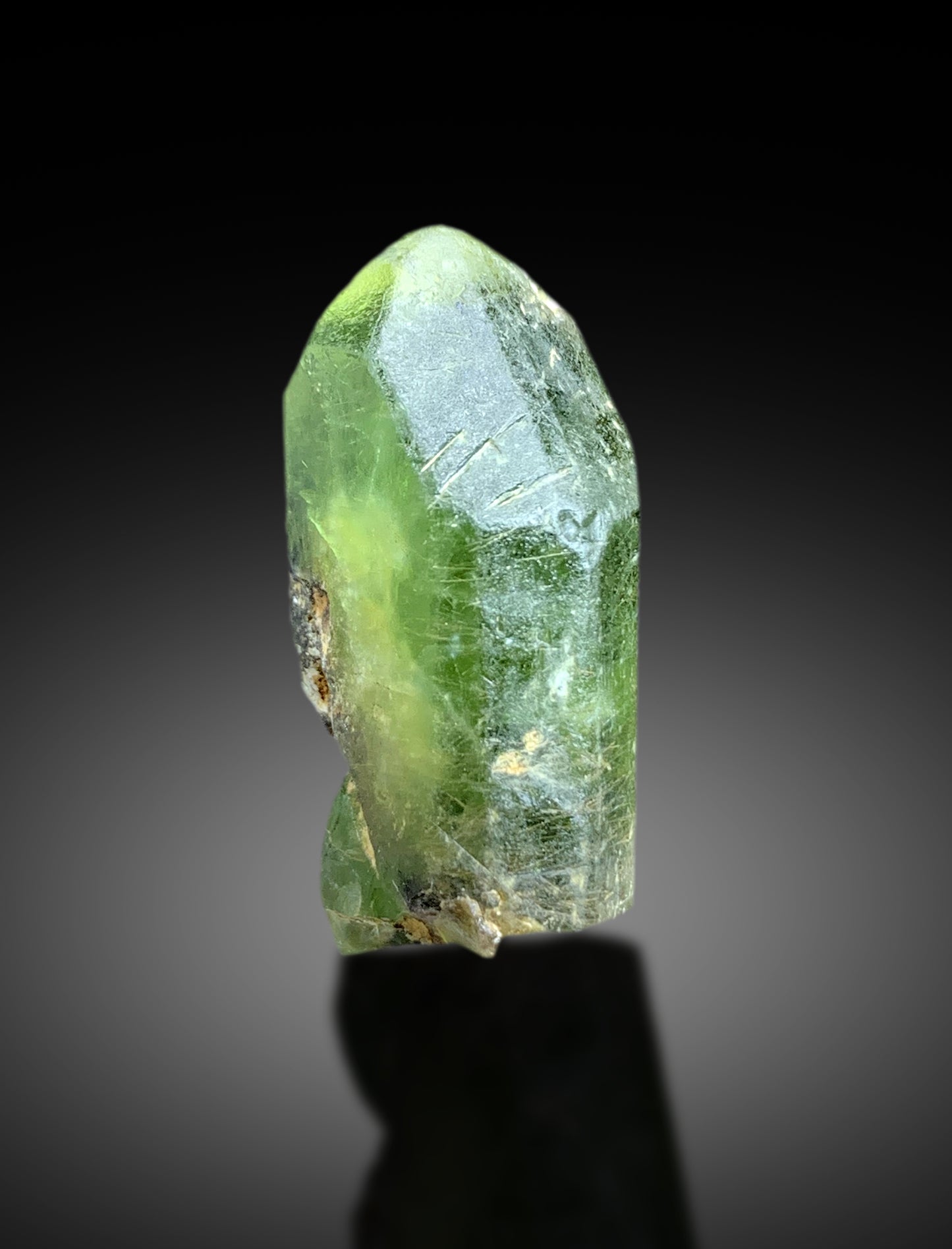 Green Peridot Crystal from Supat valley Kohistan, Pakistan - 14 gram