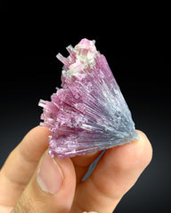 Cotton Candy Bicolor Tourmaline Cluster from Afghanistan - 15 gram