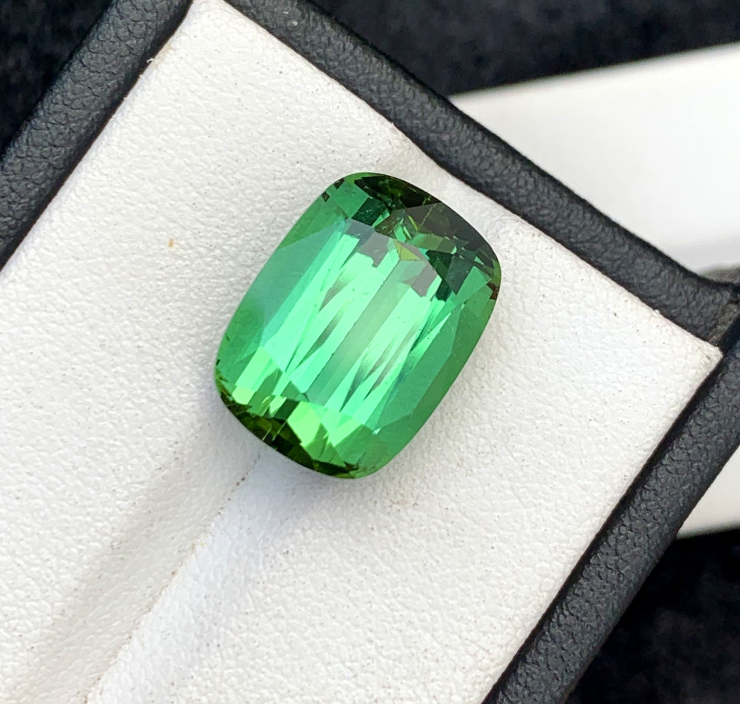 Cusshion Cut Mint Green Tourmaline Gemstone, Loose Gemstone, Tourmaline Ring, Gemstone Jewelry, Afghan Tourmaline - 10.95 CT