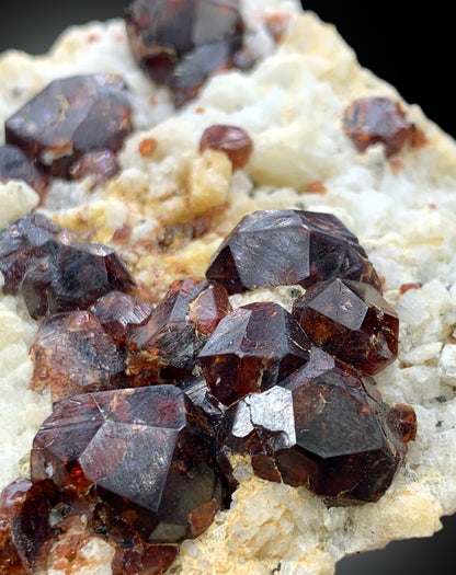 Natural Red Color Garnet Crystals on Matrix from Shengus, Roundu District, Gilgit-Baltistan, Pakistan - 207 gram