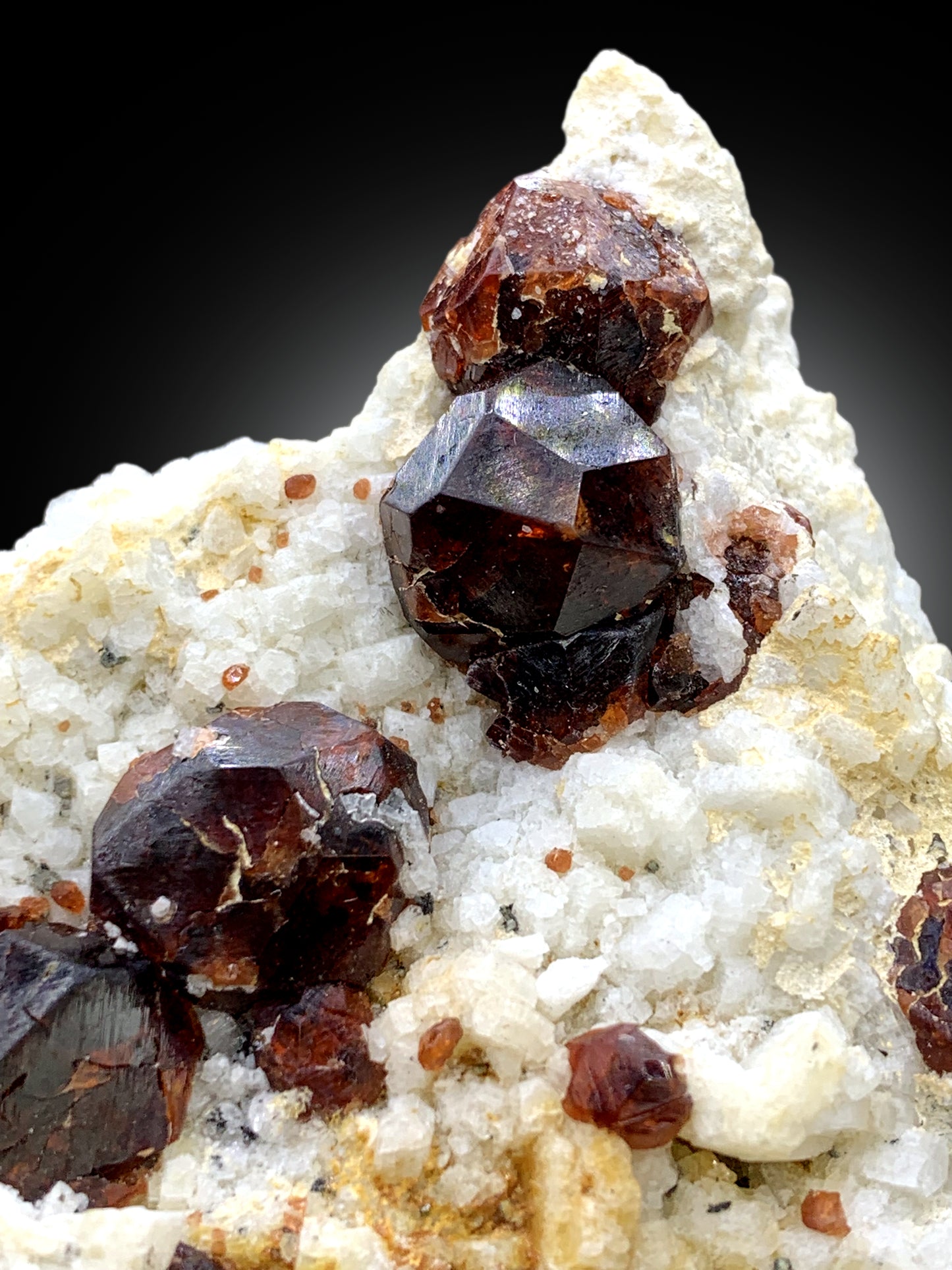 Natural Red Color Garnet Crystals on Matrix from Shengus, Roundu District, Gilgit-Baltistan, Pakistan - 207 gram