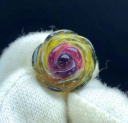 Top Qualtiy Bicolor Tourmaline Carving, Tourmaline Necklace, Hand Carved, Polished Tourmaline Carving - 10 CT