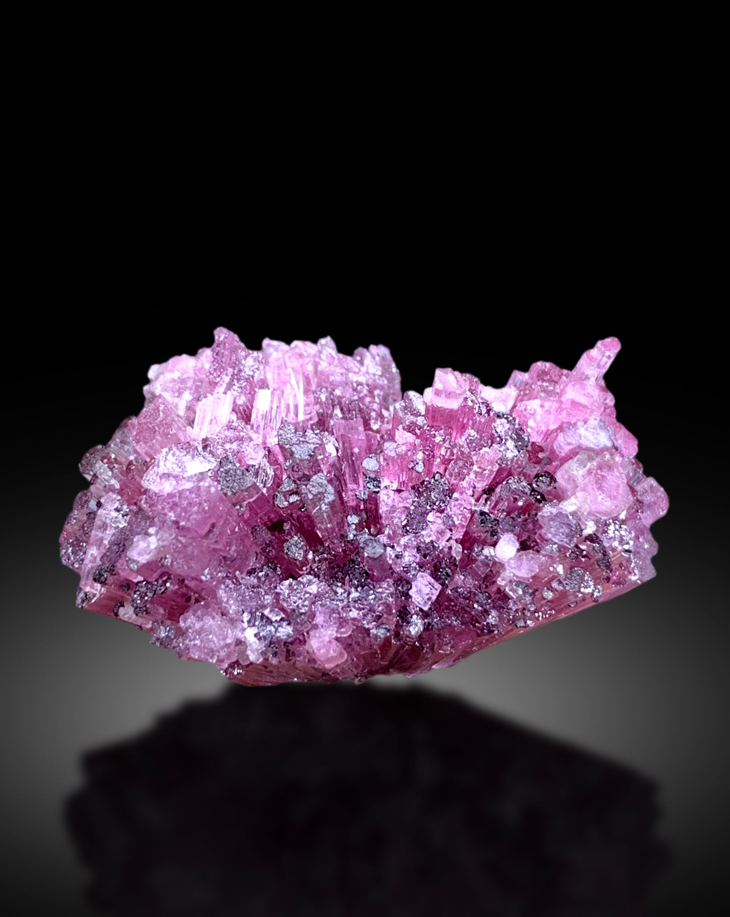 Cotton Candy Tourmaline Cluster from Laghman Afghanistan - 18 gram